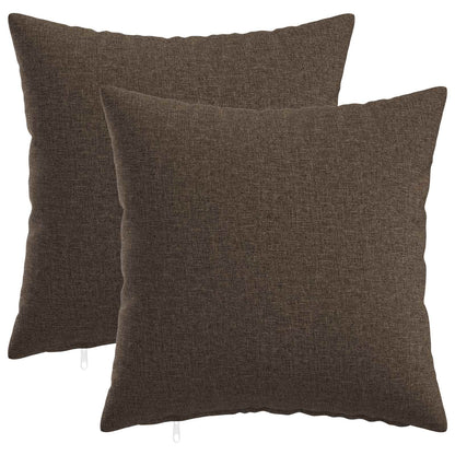 vidaXL Cushion with Pillow HEERLEN 2 pcs Taupe Fabric