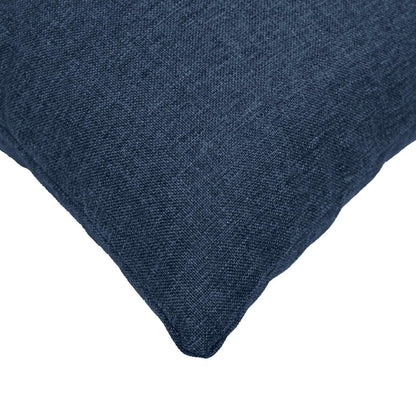 vidaXL Cushion with Pillow HEERLEN 2 pcs Blue Fabric