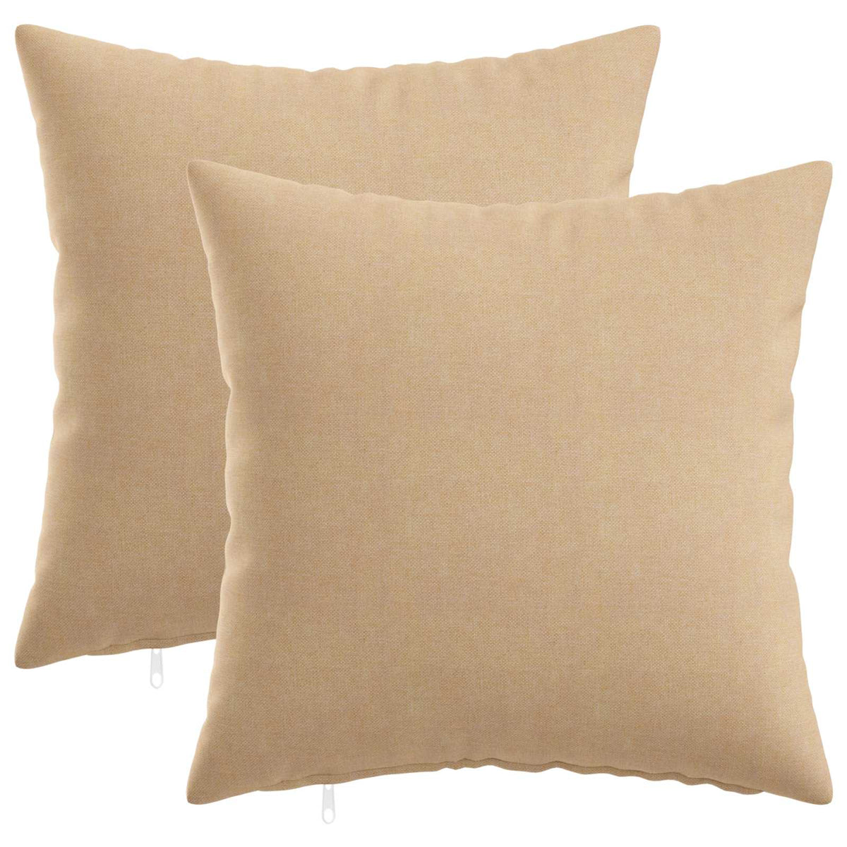 vidaXL Cushion with Pillow HEERLEN 2 pcs Cream Fabric