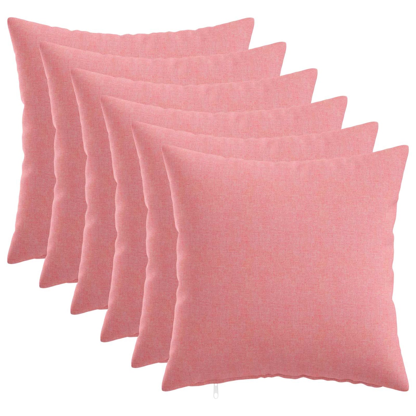 vidaXL Cushion with Pillow HEERLEN 6 pcs Pink Fabric