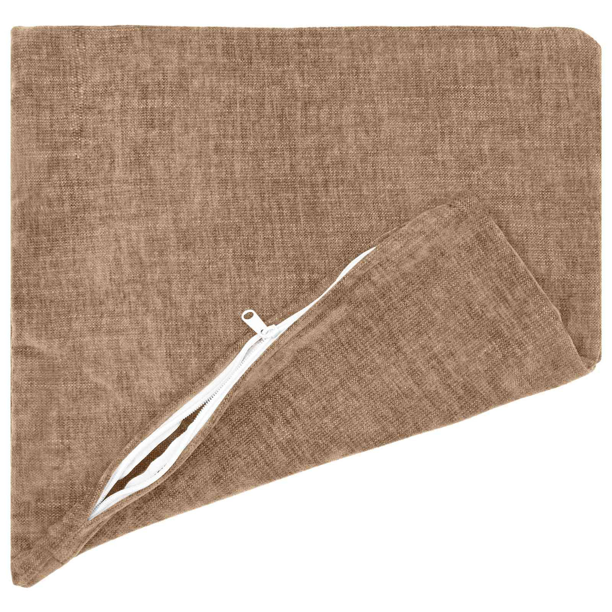 vidaXL Cushion with Pillow HEERLEN 2 pcs Brown Chenille Fabric