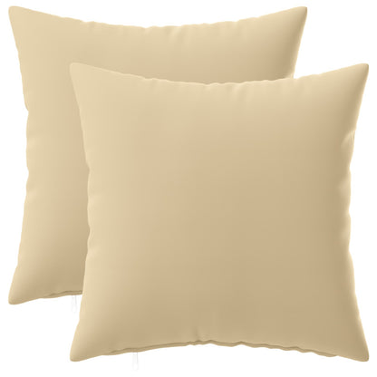 vidaXL Cushion with Pillow HEERLEN 2 pcs Beige Polyester