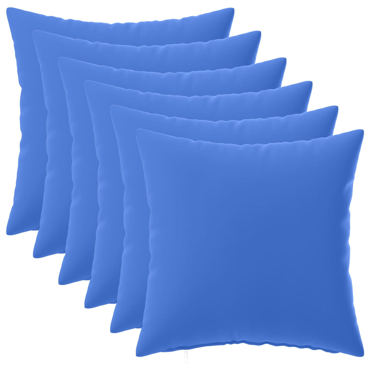 vidaXL Cushion with Pillow HEERLEN 6 pcs Royal Blue Polyester
