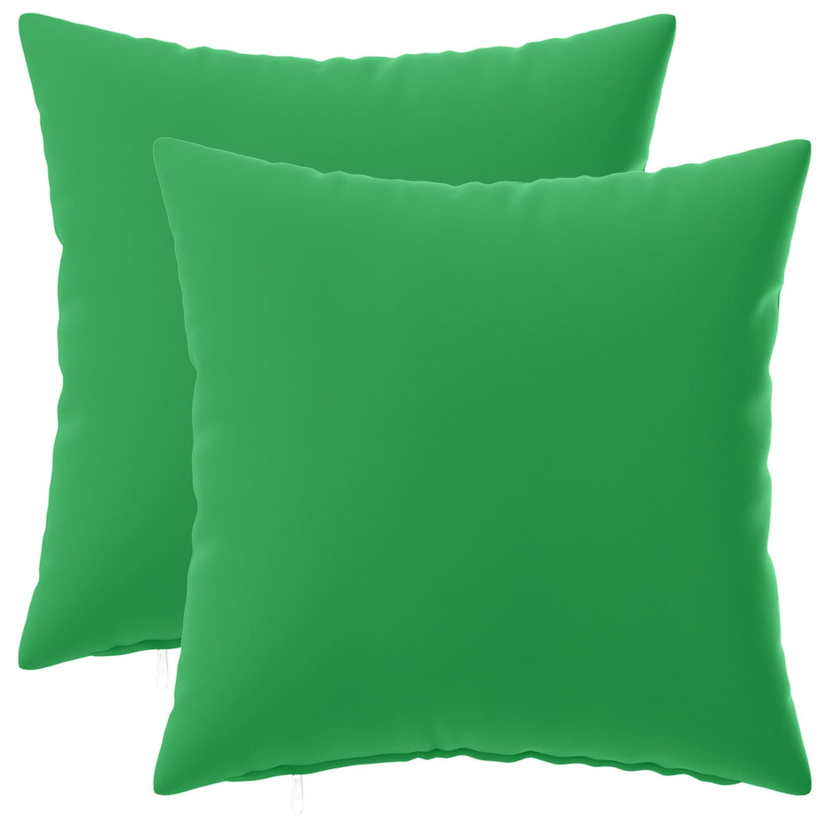 vidaXL Cushion with Pillow HEERLEN 2 pcs Green Polyester