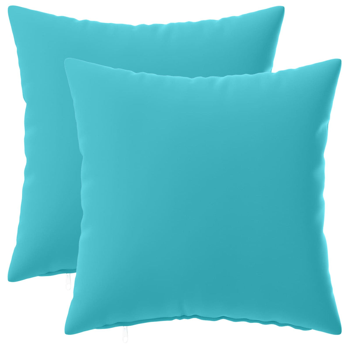 vidaXL Cushion with Pillow HEERLEN 2 pcs Turquoise Polyester
