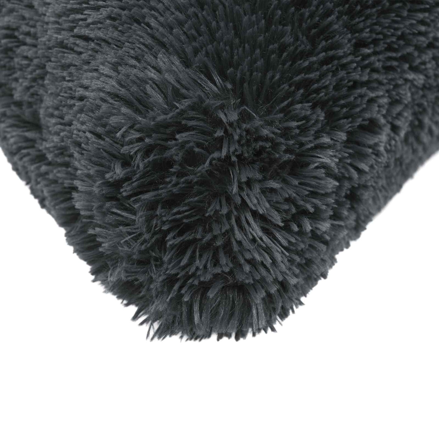 vidaXL Cushion with Pillow HEERLEN 2 pcs Anthracite PV Fleece