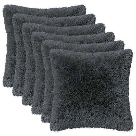 vidaXL Cushion with Pillow HEERLEN 2 pcs Anthracite PV Fleece