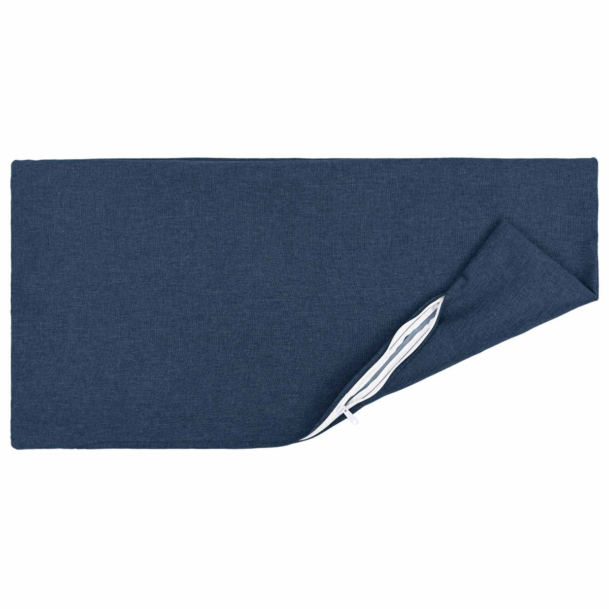 vidaXL Cushion with Pillow HEERLEN 2 pcs Blue Fabric