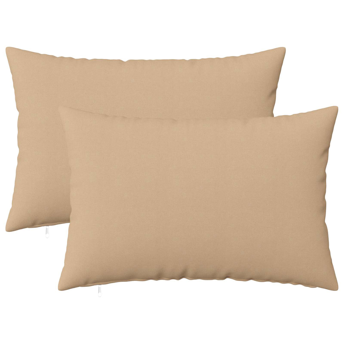 vidaXL Cushion with Pillow HEERLEN 2 pcs Cream Fabric