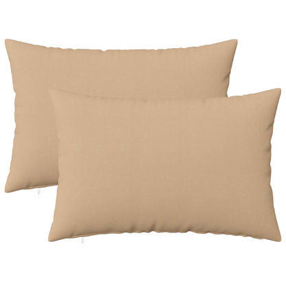 vidaXL Cushion with Pillow HEERLEN 2 pcs Cream Fabric