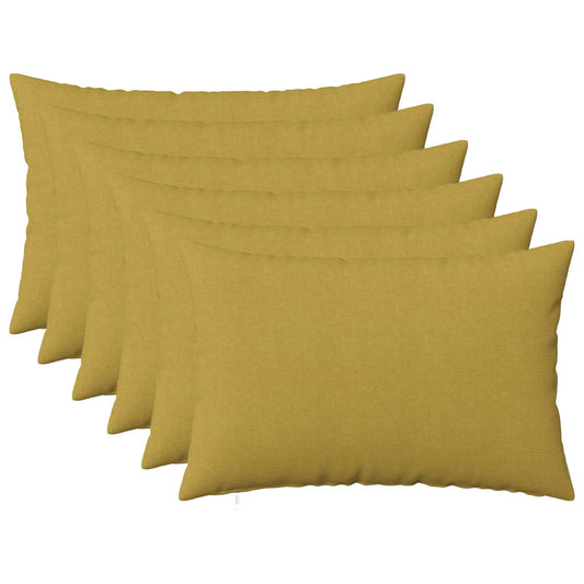 vidaXL Cushion with Pillow HEERLEN 6 pcs Light Green Fabric