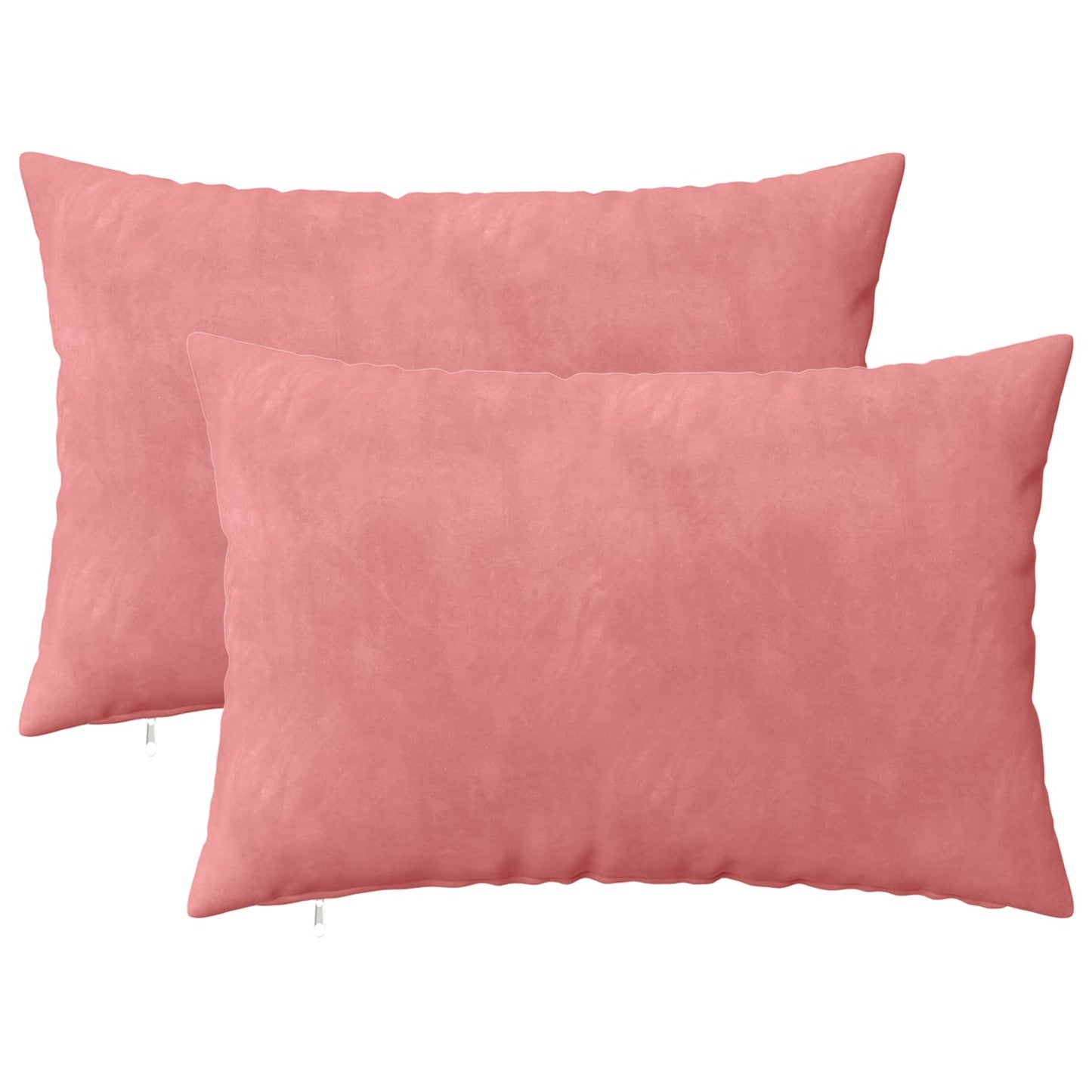vidaXL Cushion with Pillow HEERLEN 2 pcs Pink Velvet