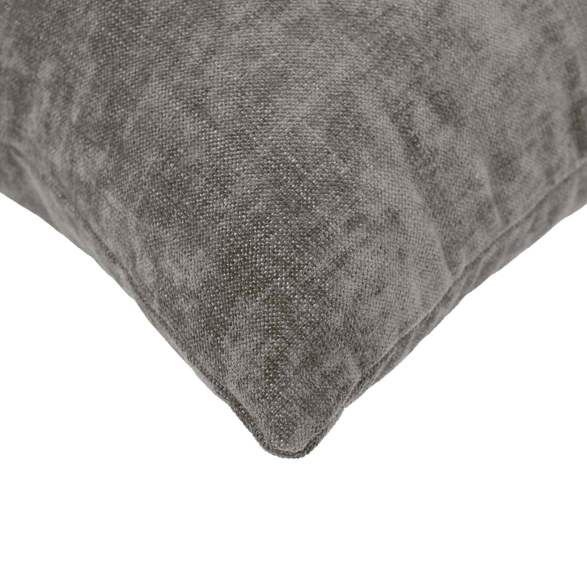 vidaXL Cushion with Pillow HEERLEN 2 pcs Dark Grey Chenille Fabric
