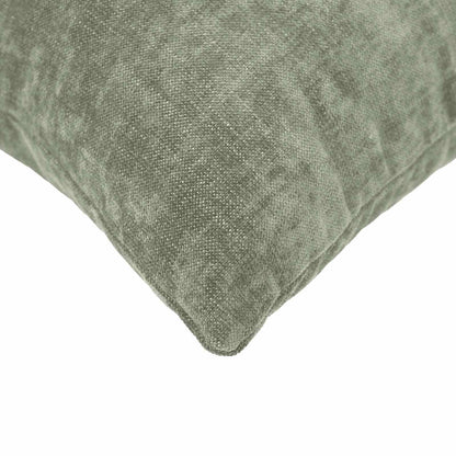 vidaXL Cushion with Pillow HEERLEN 6 pcs Green Chenille Fabric