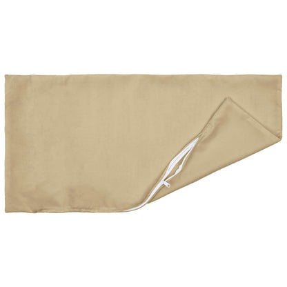 vidaXL Cushion with Pillow HEERLEN 6 pcs Beige Polyester