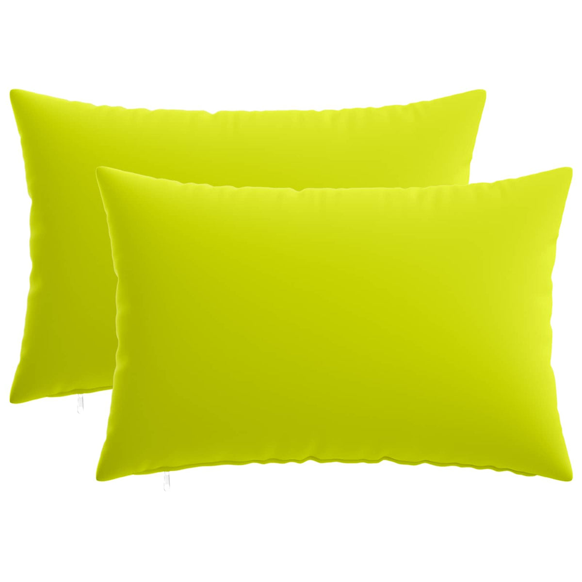 vidaXL Cushion with Pillow HEERLEN 2 pcs Bright Green Polyester