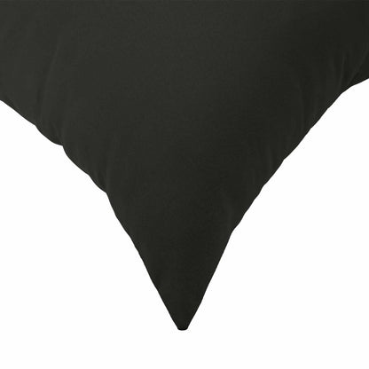 vidaXL Cushion with Pillow HEERLEN 2 pcs Black Polyester