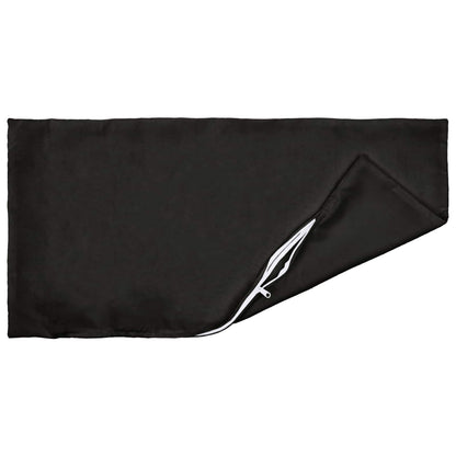 vidaXL Cushion with Pillow HEERLEN 2 pcs Black Polyester