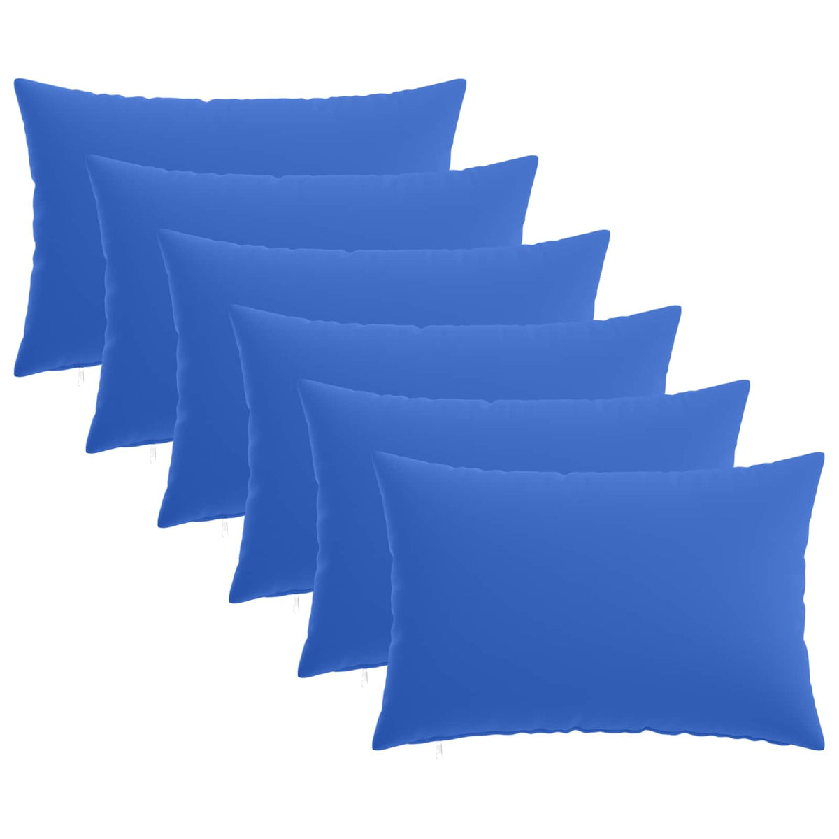 vidaXL Cushion with Pillow HEERLEN 6 pcs Royal Blue Polyester
