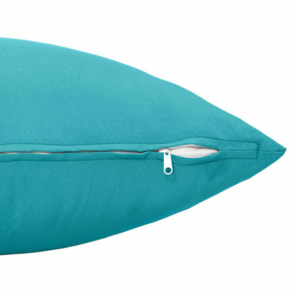 vidaXL Cushion with Pillow HEERLEN 2 pcs Turquoise Polyester