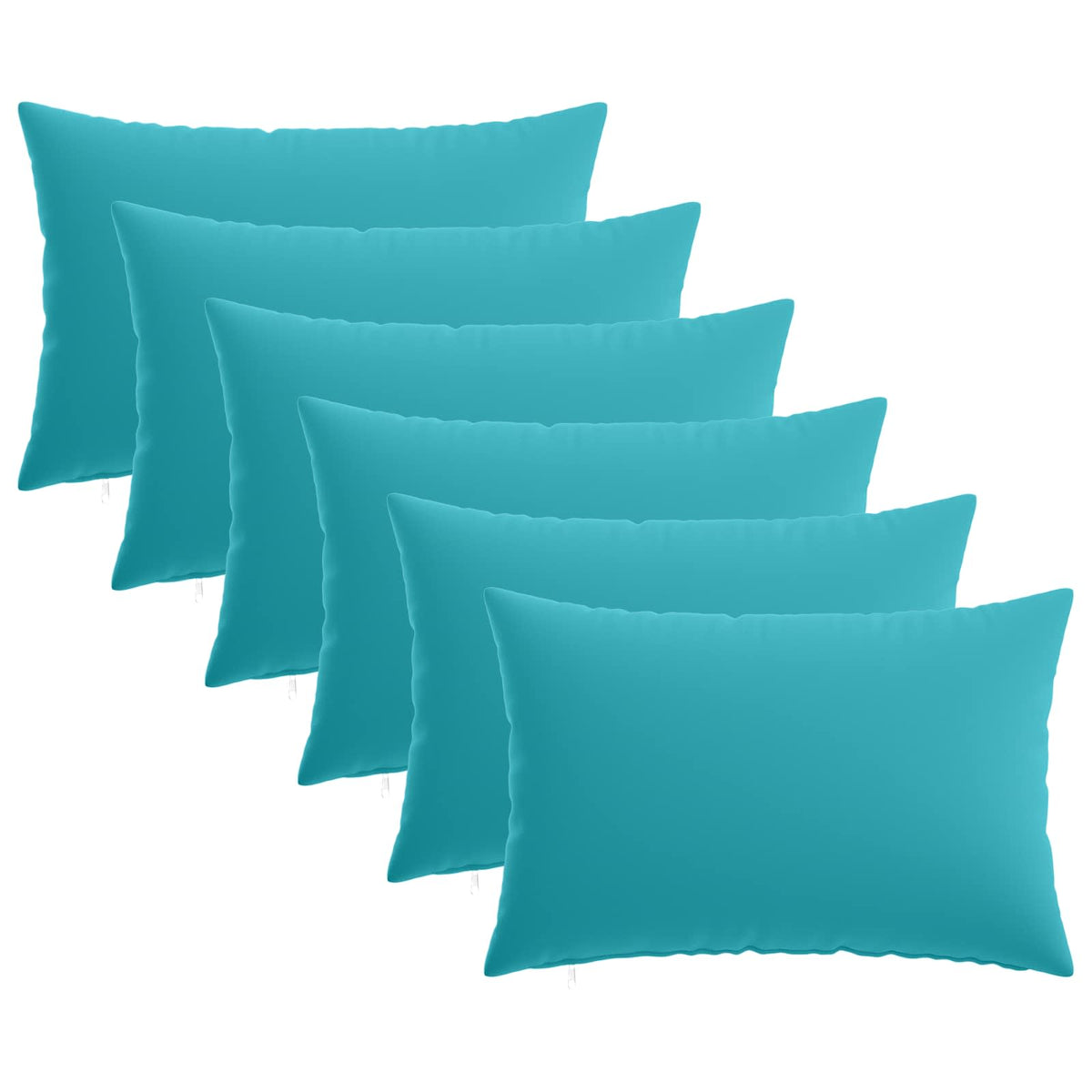 vidaXL Cushion with Pillow HEERLEN 6 pcs Turquoise Polyester