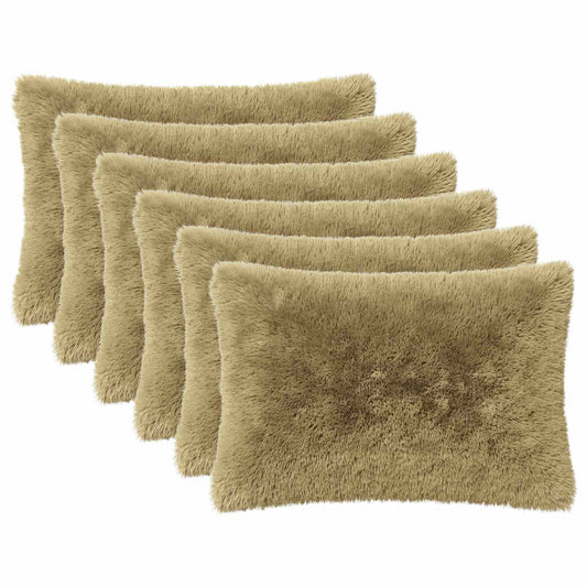 vidaXL Cushion with Pillow HEERLEN 2 pcs Light Grey PV Fleece