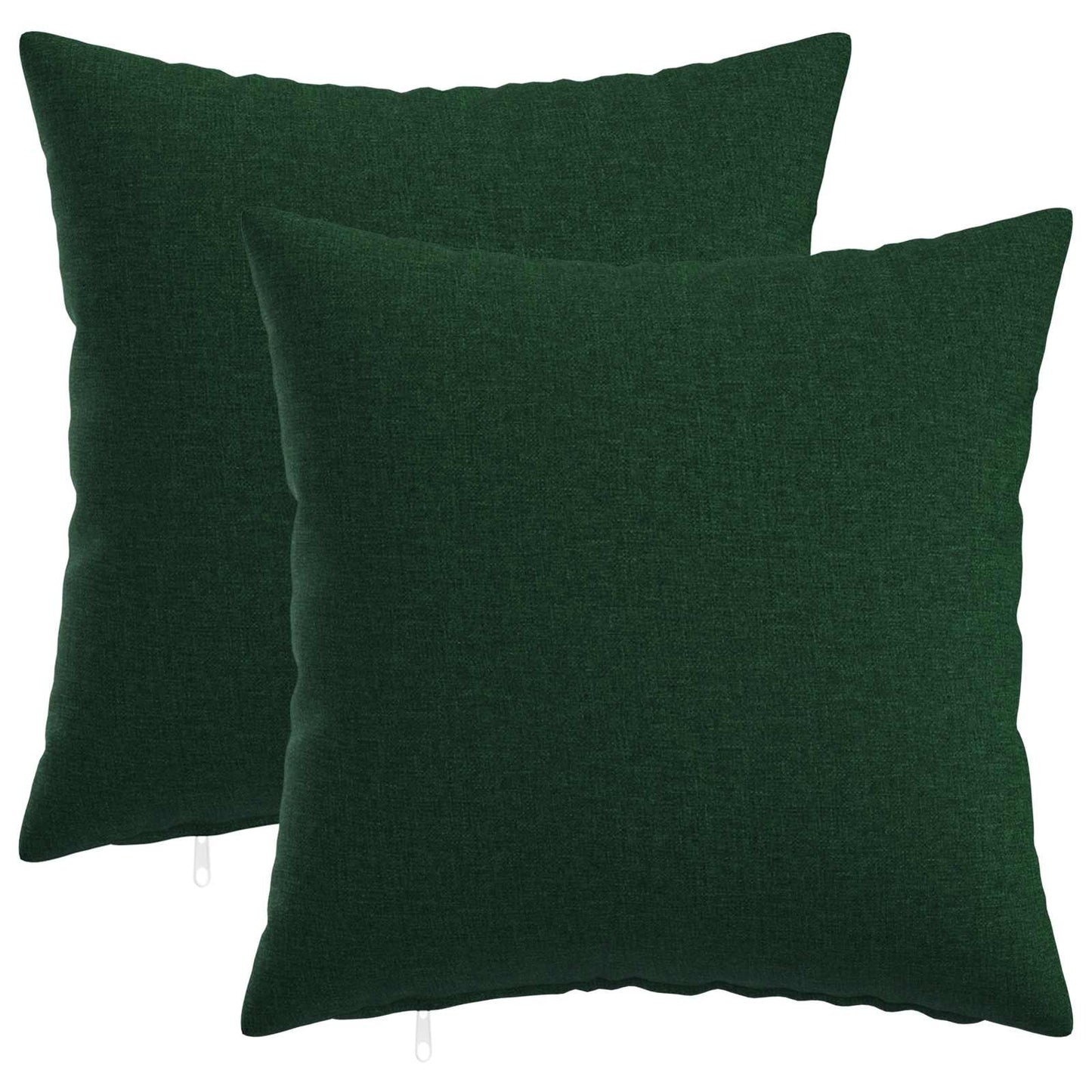 vidaXL Cushion with Pillow HEERLEN 2 pcs Dark Green Fabric