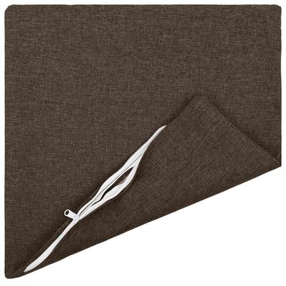 vidaXL Cushion with Pillow HEERLEN 6 pcs Taupe Fabric