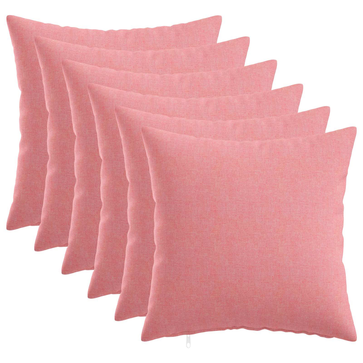 vidaXL Cushion with Pillow HEERLEN 6 pcs Pink Fabric