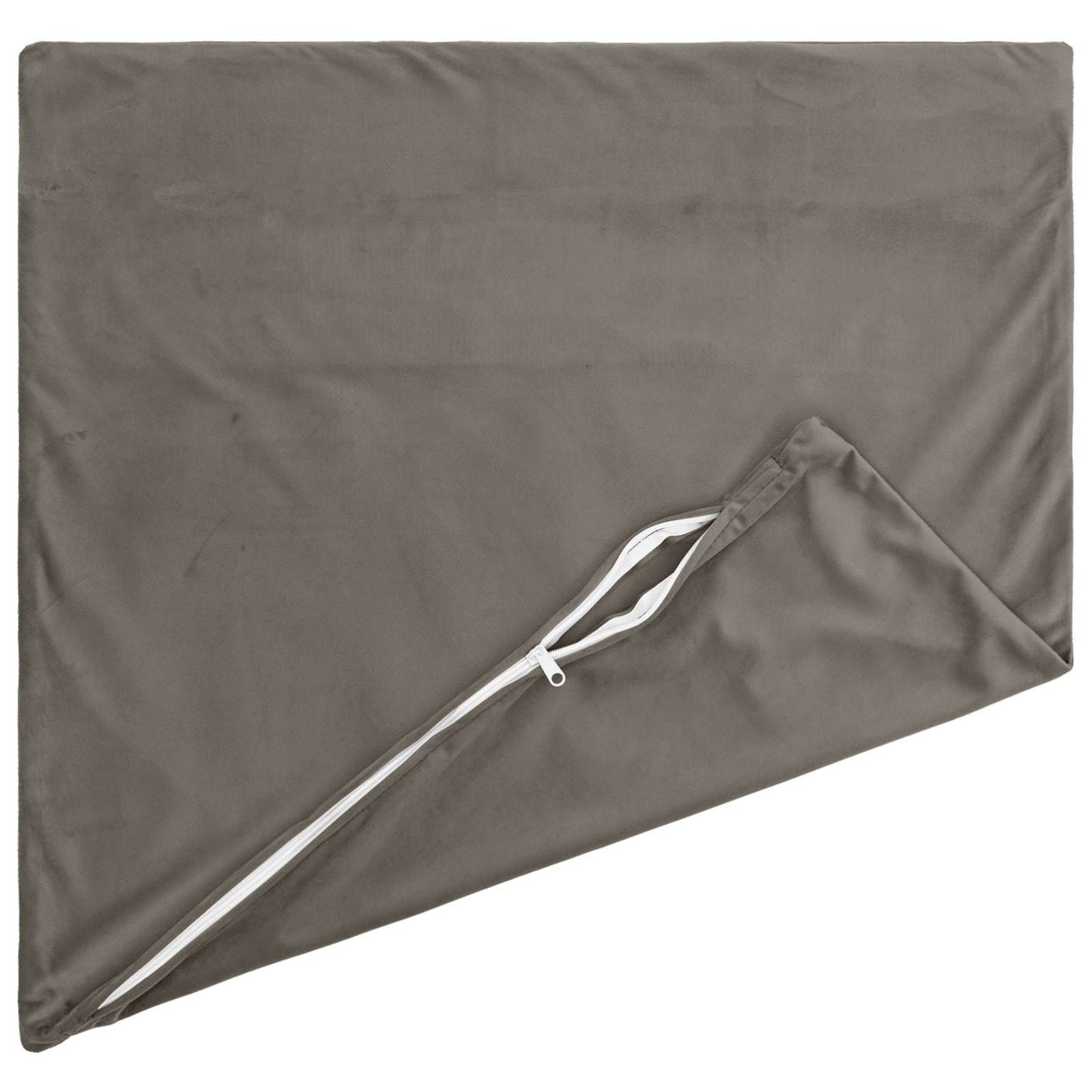 vidaXL Cushion with Pillow HEERLEN 6 pcs Light Grey Velvet