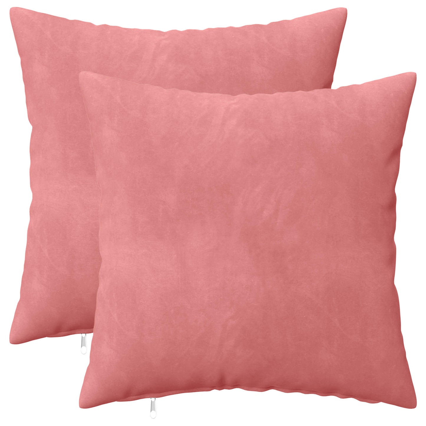 vidaXL Cushion with Pillow HEERLEN 2 pcs Pink Velvet