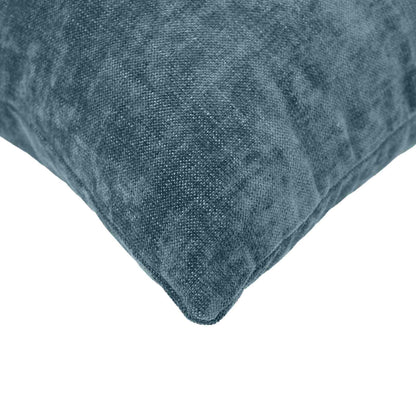 vidaXL Throw Pillow 2 pcs HEERLEN Blue 35 x 35 cm Chenille Fabric