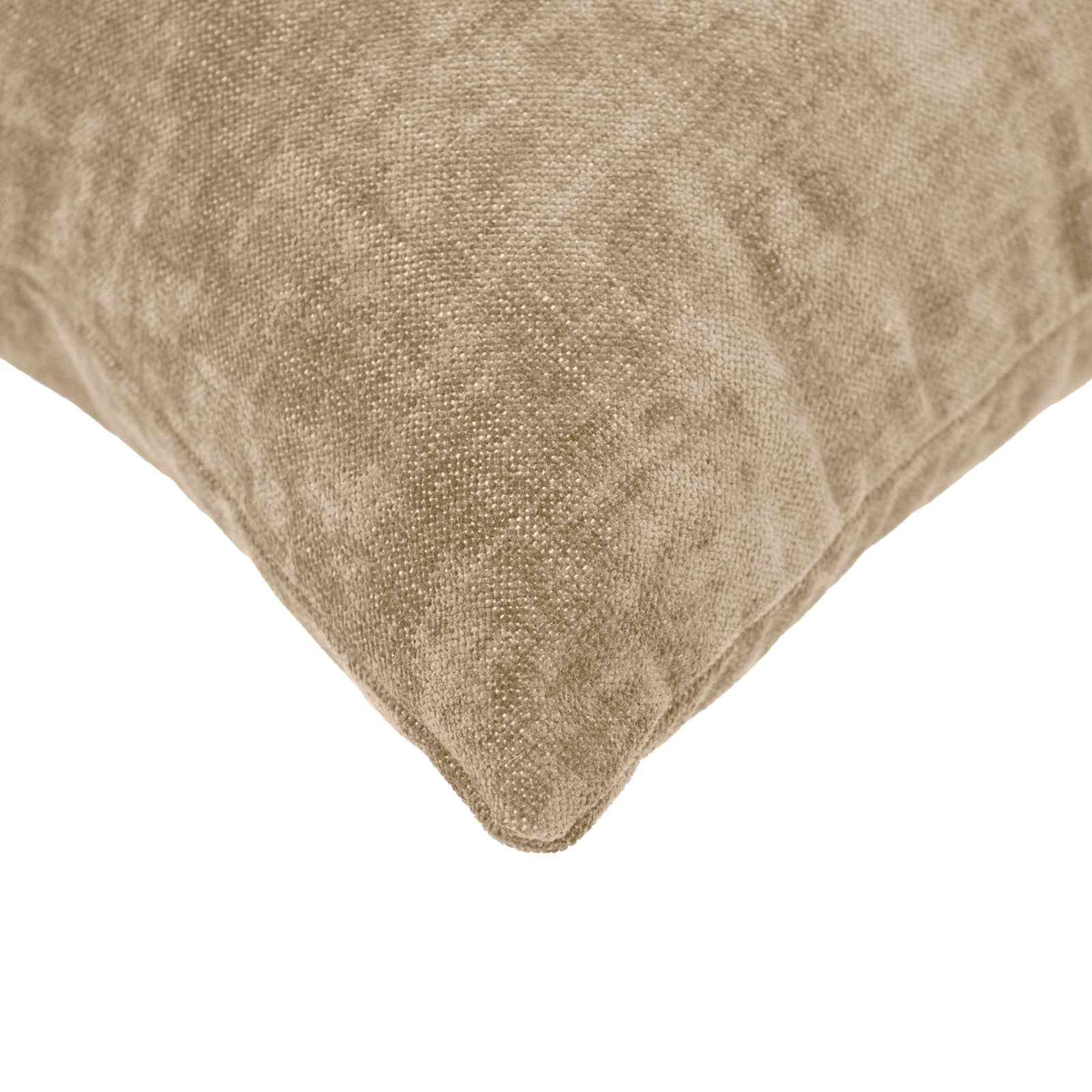 vidaXL Throw Pillow 2 pcs HEERLEN Taupe 35 x 35 cm Chenille Fabric