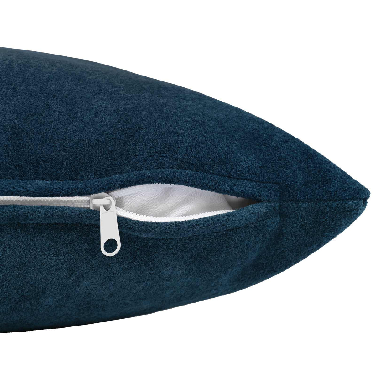 vidaXL Cushion with Pillow HEERLEN 6 pcs Blue Microfiber Fleece