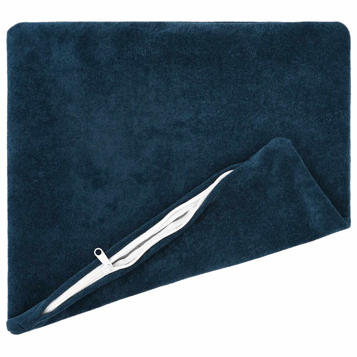 vidaXL Cushion with Pillow HEERLEN 6 pcs Blue Microfiber Fleece