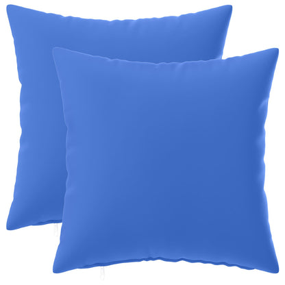vidaXL Cushion with Pillow HEERLEN 2 pcs Royal Blue Polyester
