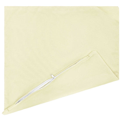 vidaXL Cushion with Pillow HEERLEN 2 pcs Cream Polyester