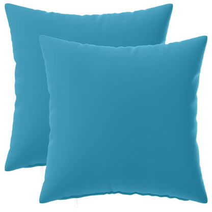 vidaXL Cushion with Pillow HEERLEN 2 pcs Light Blue Polyester