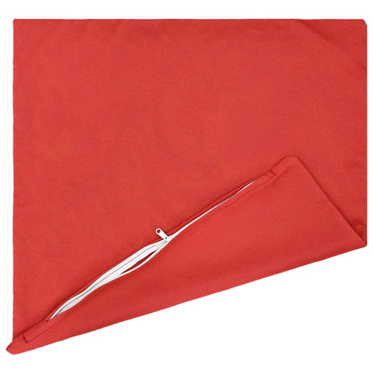 vidaXL Cushion with Pillow HEERLEN 2 pcs Red Polyester