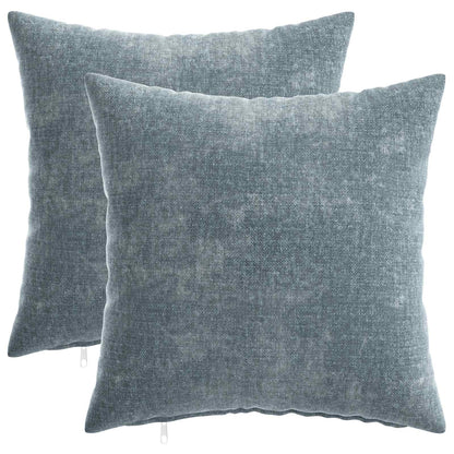 vidaXL Throw Pillow 2 pcs HEERLEN Light Blue 40 x 40 cm