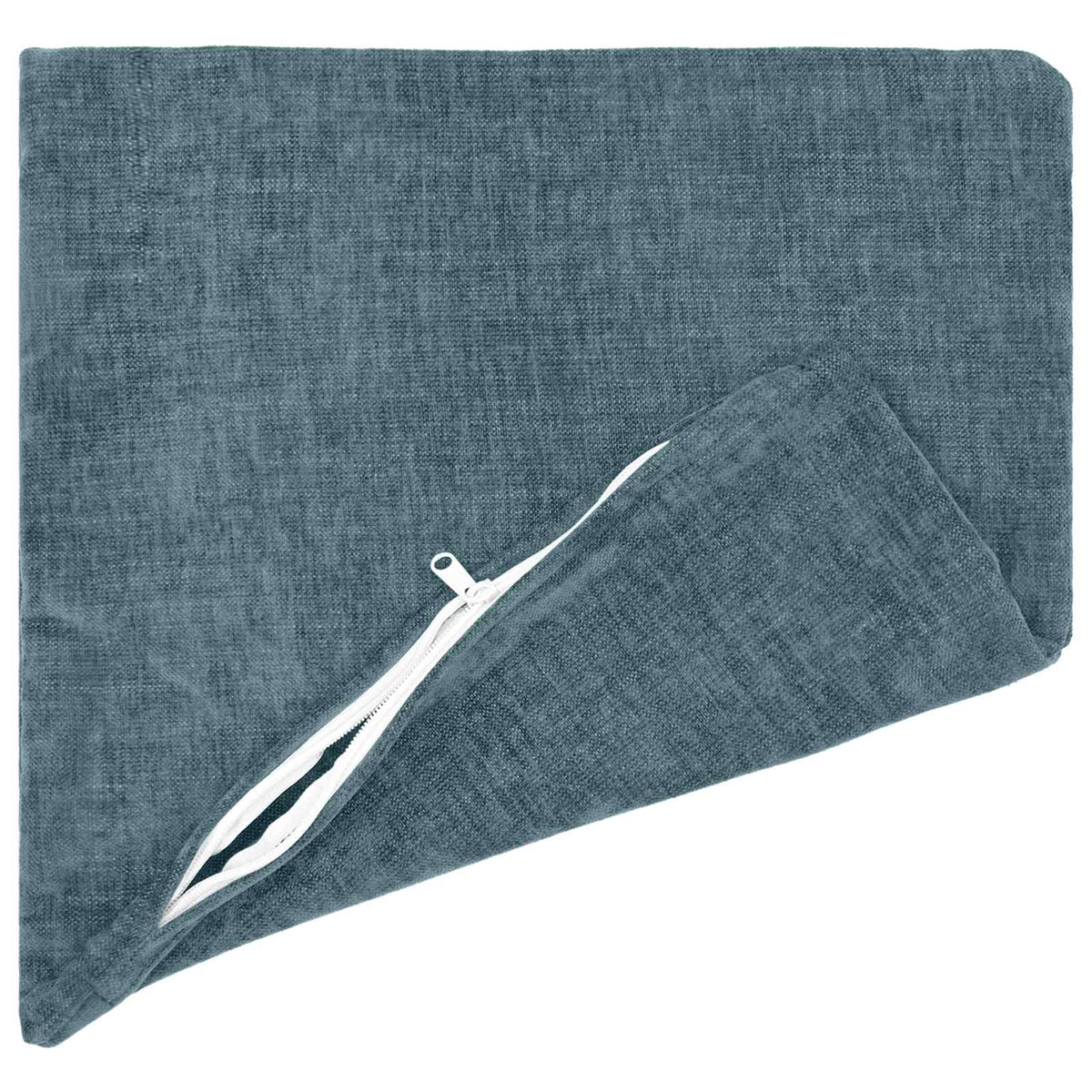 vidaXL Throw Pillow 2 pcs HEERLEN Blue 40 x 40 cm Chenille Fabric