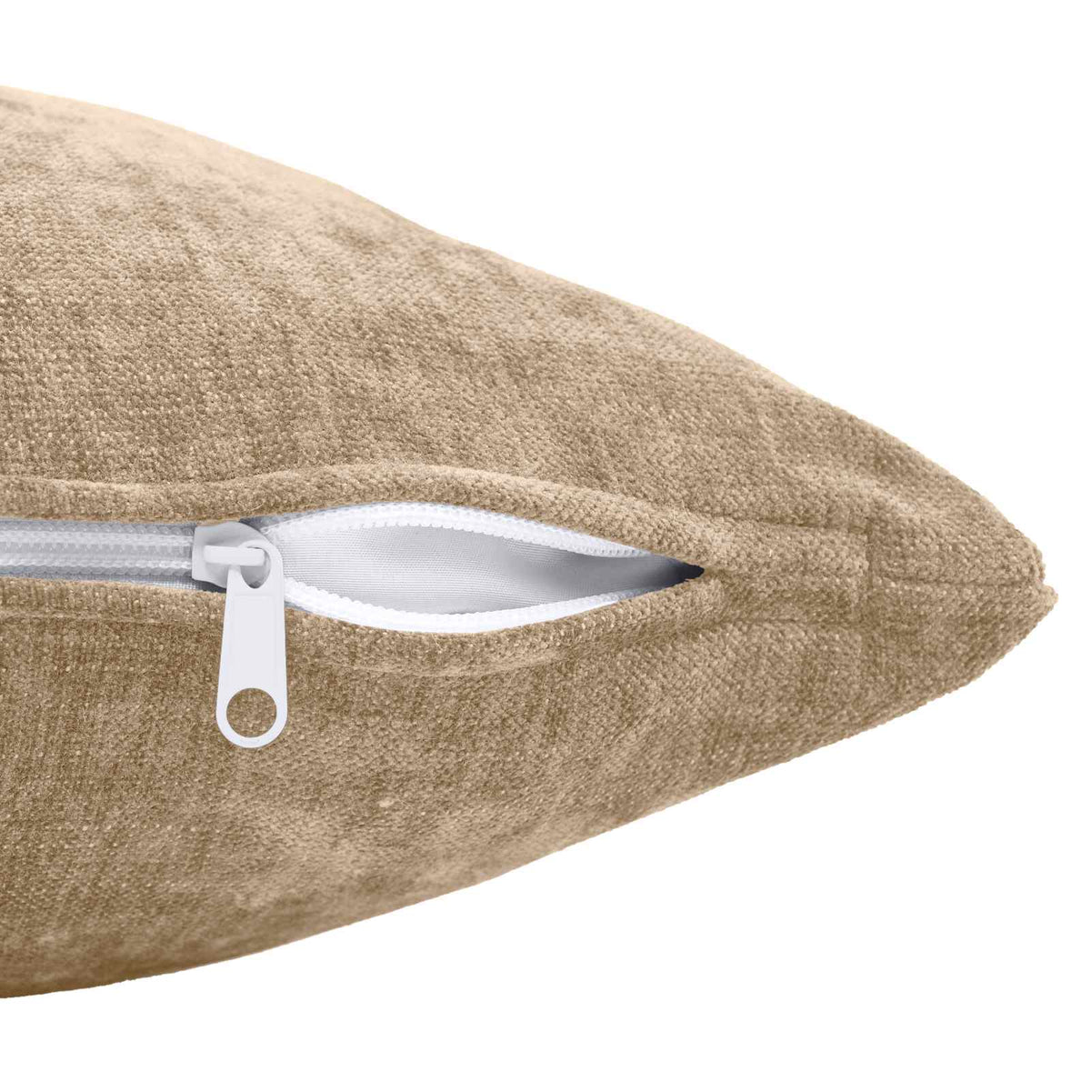 vidaXL Throw Pillow 2 pcs HEERLEN Taupe 40 x 40 cm Chenille Fabric