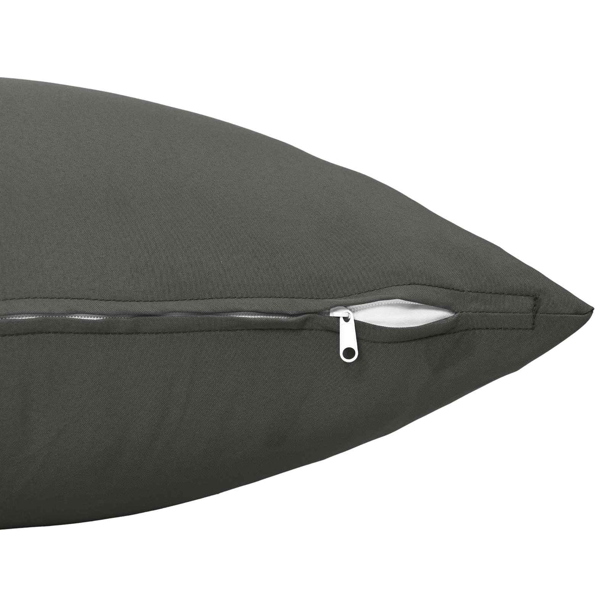 vidaXL Cushion with Pillow HEERLEN 12 pcs Anthracite Polyester