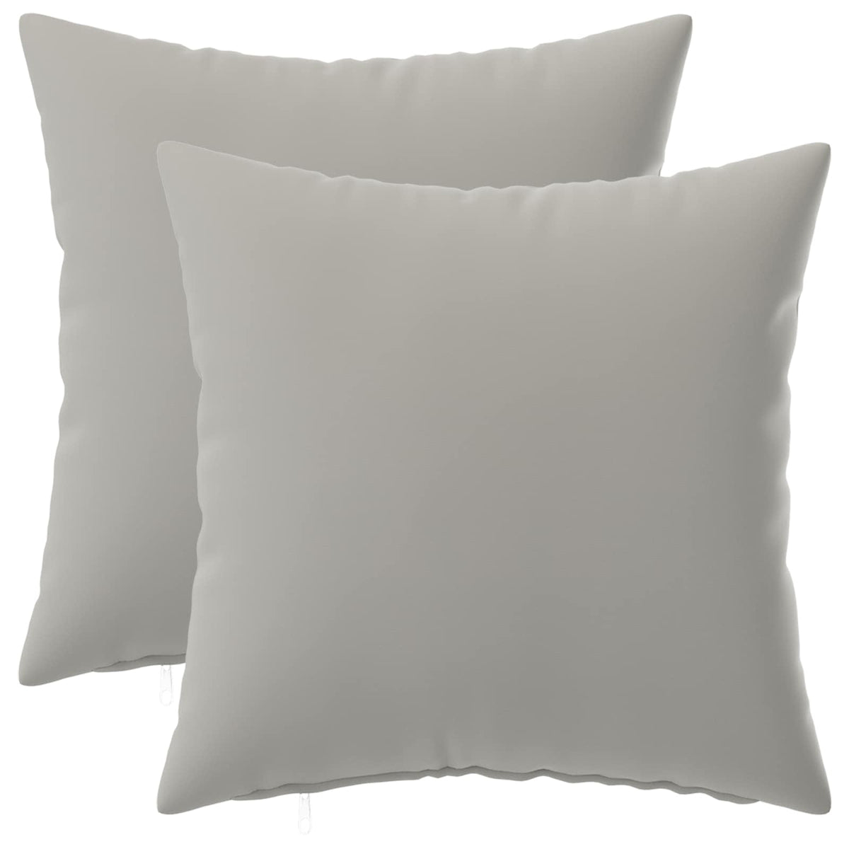 vidaXL Cushion with Pillow HEERLEN 2 pcs Grey Polyester