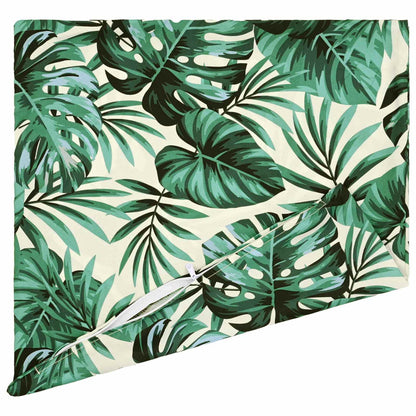 vidaXL Cushion with Pillow HEERLEN 2 pcs Leaf Pattern Polyester