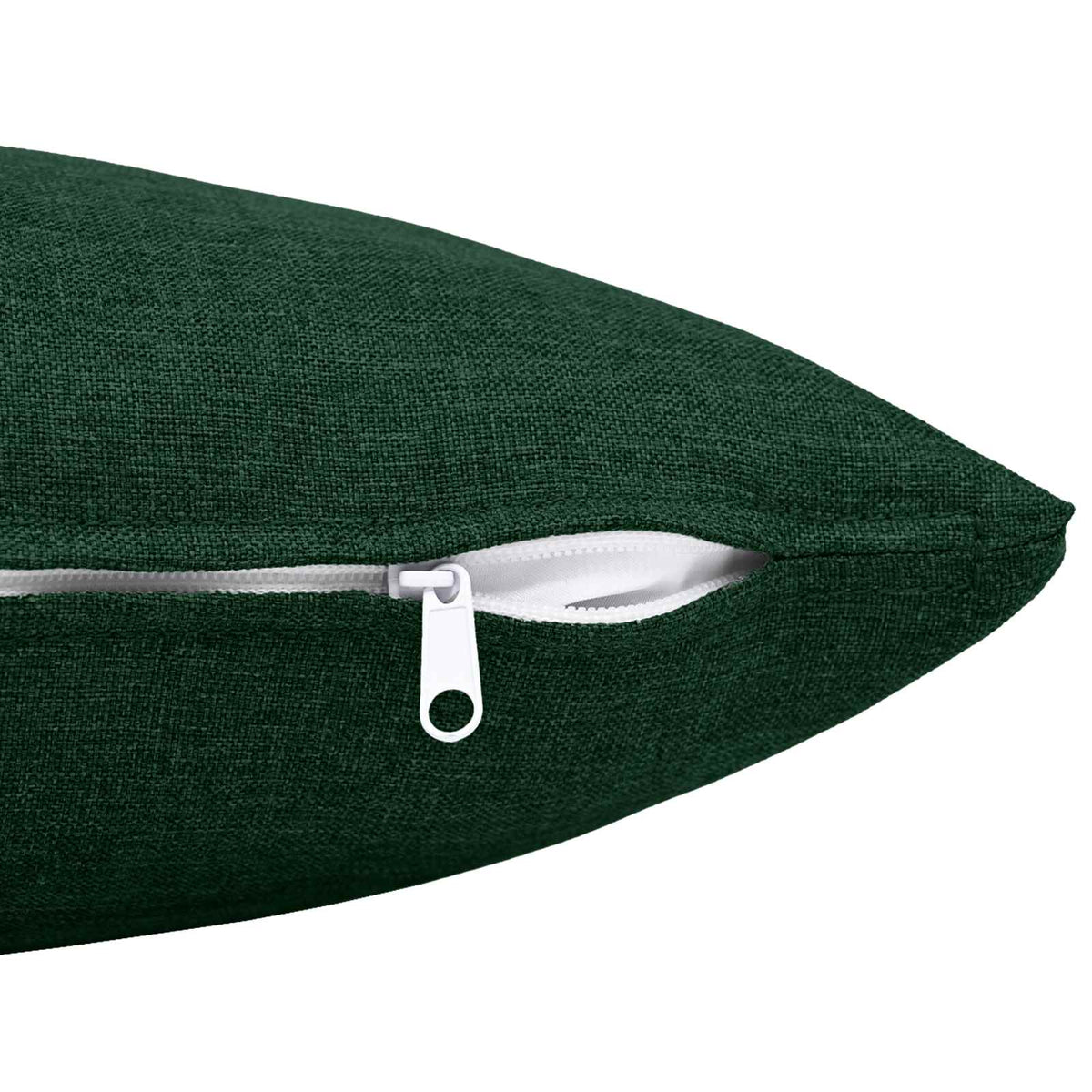 vidaXL Cushion with Pillow HEERLEN 2 pcs Dark Green Fabric