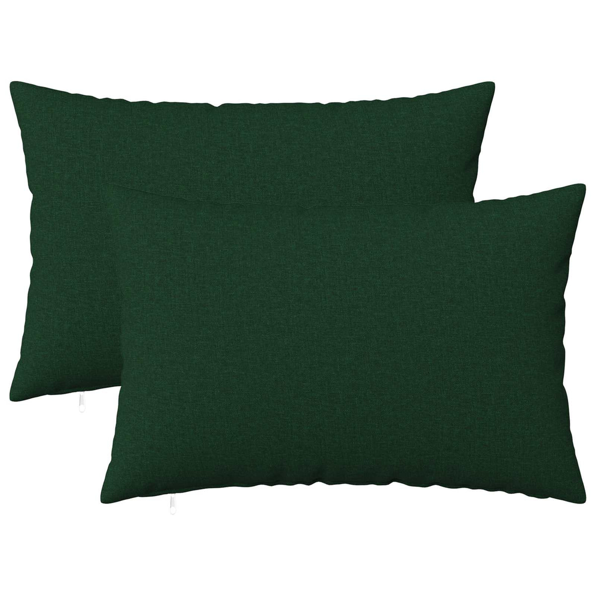 vidaXL Cushion with Pillow HEERLEN 2 pcs Dark Green Fabric