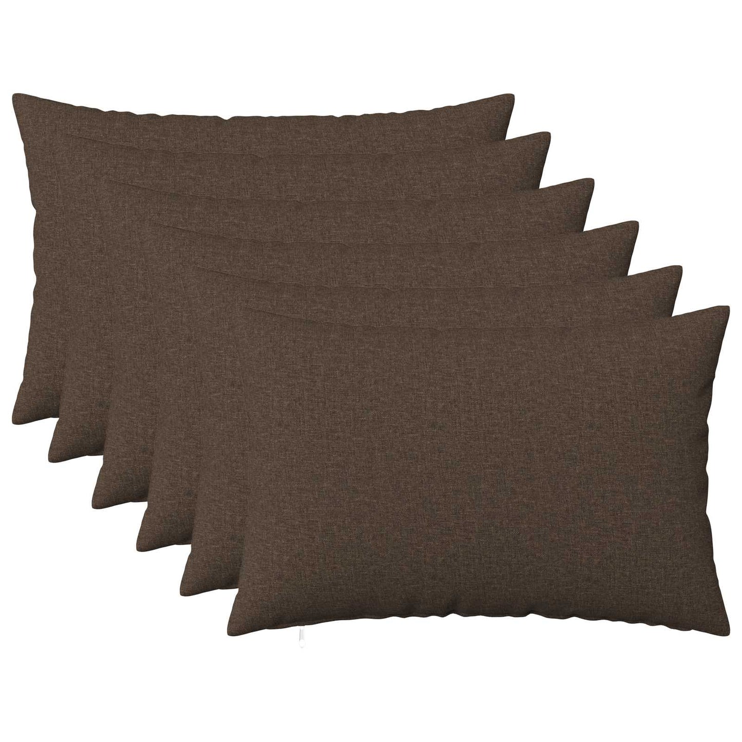 vidaXL Cushion with Pillow HEERLEN 6 pcs Taupe Fabric