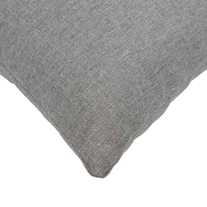 vidaXL Cushion with Pillow HEERLEN 2 pcs Cloud Grey Fabric