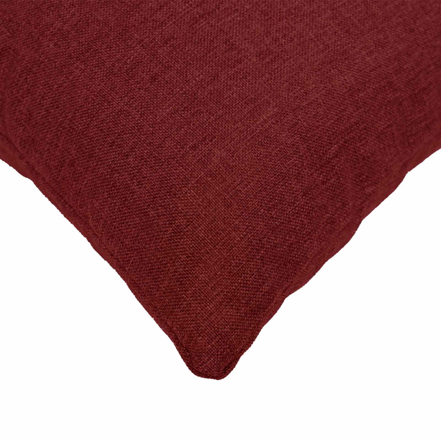 vidaXL Cushion with Pillow HEERLEN 2 pcs Wine Red Fabric